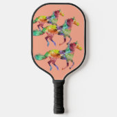 Rainbow Pickle Ball Paddle (Voorkant)