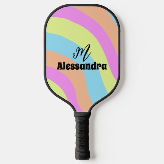 Rainbow Pickleball Paddle (Voorkant)