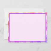 Rainbow Picnic Diagonal Hartelijk dank Bedankkaart (Voorkant)