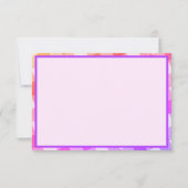 Rainbow Picnic Diagonal Small Hartelijk dank Bedankkaart (Voorkant)