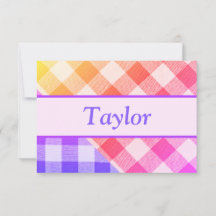 Rainbow Picnic Diagonal Small Hartelijk dank