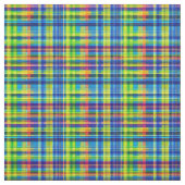 Rainbow Picnic Plaid Stof (Swatch)