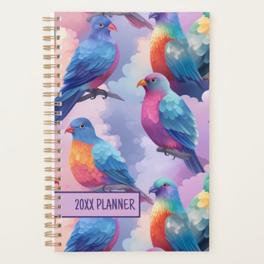Rainbow Pigeons Planner (Voorkant)