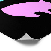 Rainbow Pigs Poster (Hoek)