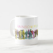 Rainbow Pilgrimage Koffiemok (Voorkant links)