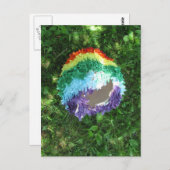 Rainbow Piñata na het feest Briefkaart (Voorkant / Achterkant)
