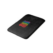 Rainbow Pineappels Aloha Hawaiian Gay Pride Month Badmat (Gekanteld)