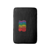 Rainbow Pineappels Aloha Hawaiian Gay Pride Month Badmat (Voorkant Verticaal)