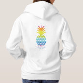 Rainbow Pineapple 062 Hoodie (Achterkant)