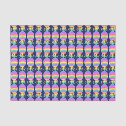 Rainbow Pineapple Tissue papier (Voorkant)
