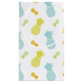 Rainbow Pineapples Patroon Klein Cadeauzakje (Achterkant)