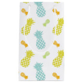 Rainbow Pineapples Patroon Klein Cadeauzakje (Voorkant)
