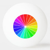 Rainbow Ping Pong Balls Rainbows Sports Fun Pingpongbal (Achterkant)