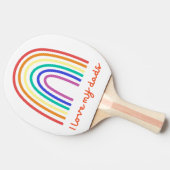 Rainbow Ping Pong Paddle Tafeltennisbatje (Zijkant)