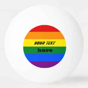 RAINBOW pingelt pongbal AAN KLANTENS OF PERSONISCH Pingpongbal