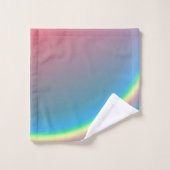 Rainbow Pink Blue Blush  Bad Handdoek (Wasdoekje)