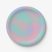 Rainbow Pink Ombre Painting Party Paper Bord (Voorkant)