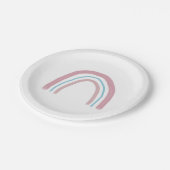 Rainbow Pink Ombre Painting Party Paper Bord (Gekanteld)