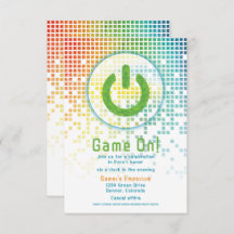 Rainbow Pixels Videogame Gamer Bar Mitzvah