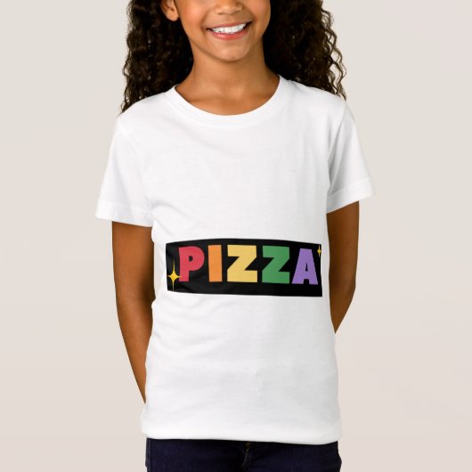 Rainbow Pizza T-shirt (Voorkant)