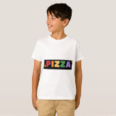 Rainbow Pizza T-shirt (Voorkant volledig)