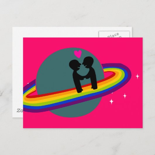 Rainbow Planet Briefkaart (Voorkant / Achterkant)