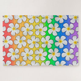 Rainbow & Plumeria, 1014 stuks, Legpuzzel
