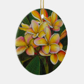 Rainbow Plumeria Keramisch Ornament (Rechts)