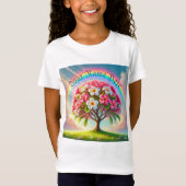 Rainbow Plumeria  T-shirt (Voorkant)