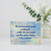 Rainbow Poetry Emerson Faith Quote Fotografisch Briefkaart (Staand voorkant)