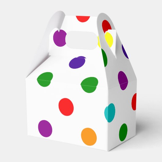 RAINBOW POLKA DOT BEDANKDOOSJES (Achterkant)