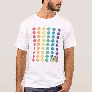 Rainbow Polka Dot Gay Pride Colors LGBTQ Ally T-shirt