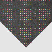 Rainbow Polka Dot kerstverlichting Tissuepapier (Detail)