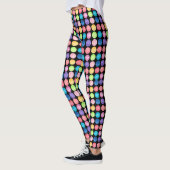 Rainbow Polka Dot Leggings - Cute (Links)