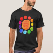 Rainbow Polka Dot September 15th International Dot T-shirt (Voorkant)