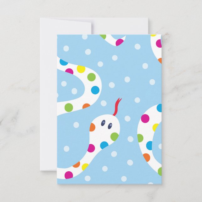 Rainbow Polka Dot Snake (Voorkant)