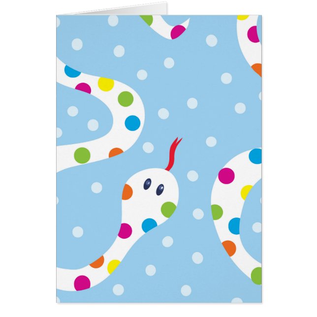 Rainbow Polka Dot Snake (Voorkant)