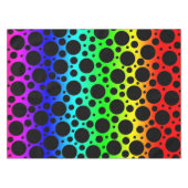 Rainbow Polka Dot Tafelkleed (Voorkant (Horizontaal))