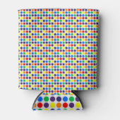 Rainbow Polka Dots Blikjeskoeler (Voorkant)