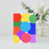 Rainbow Polka Dots Briefkaart (Staand voorkant)