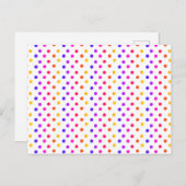 Rainbow Polka Dots Briefkaart (Voorkant / Achterkant)