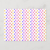 Rainbow Polka Dots Briefkaart (Voorkant)