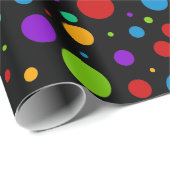 Rainbow Polka Dots Cadeaupapier (Rol Hoek)