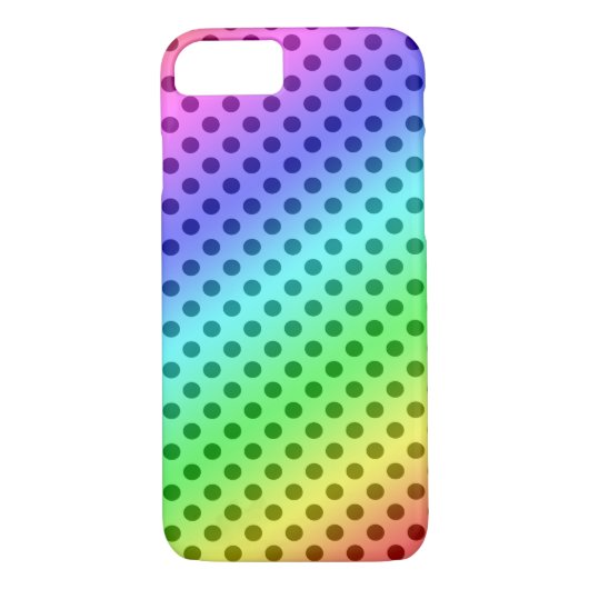 Rainbow Polka Dots Case-Mate iPhone Case (Achterkant)