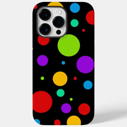 Rainbow Polka Dots Case-Mate iPhone Case (Achterkant)