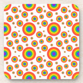 Rainbow Polka Dots Drankjes Onderzetter (Voorkant)