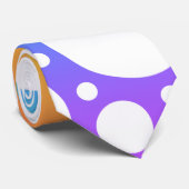 Rainbow Polka Dots Fun Stropdas (Opgerold)