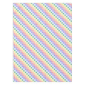 Rainbow Polka Dots, kleurrijke partij Tafelkleed (Voorkant)