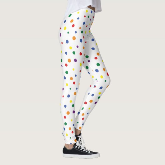 Rainbow Polka Dots Leggings (Rechts)