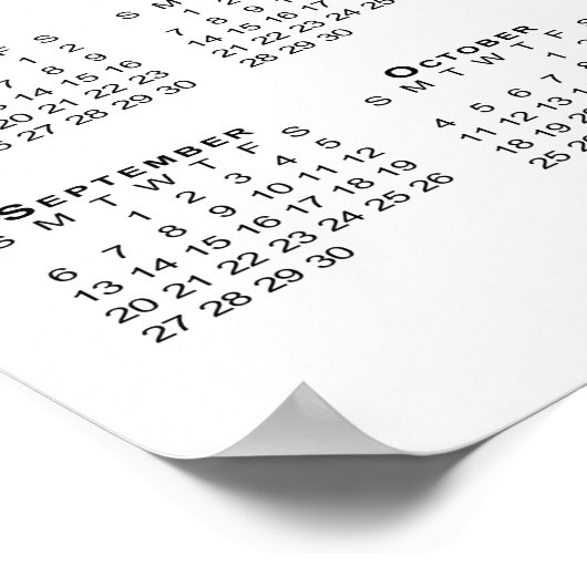 Rainbow Polka Dots LGBTQ Pride 2026 Kalender Poster (Hoek)